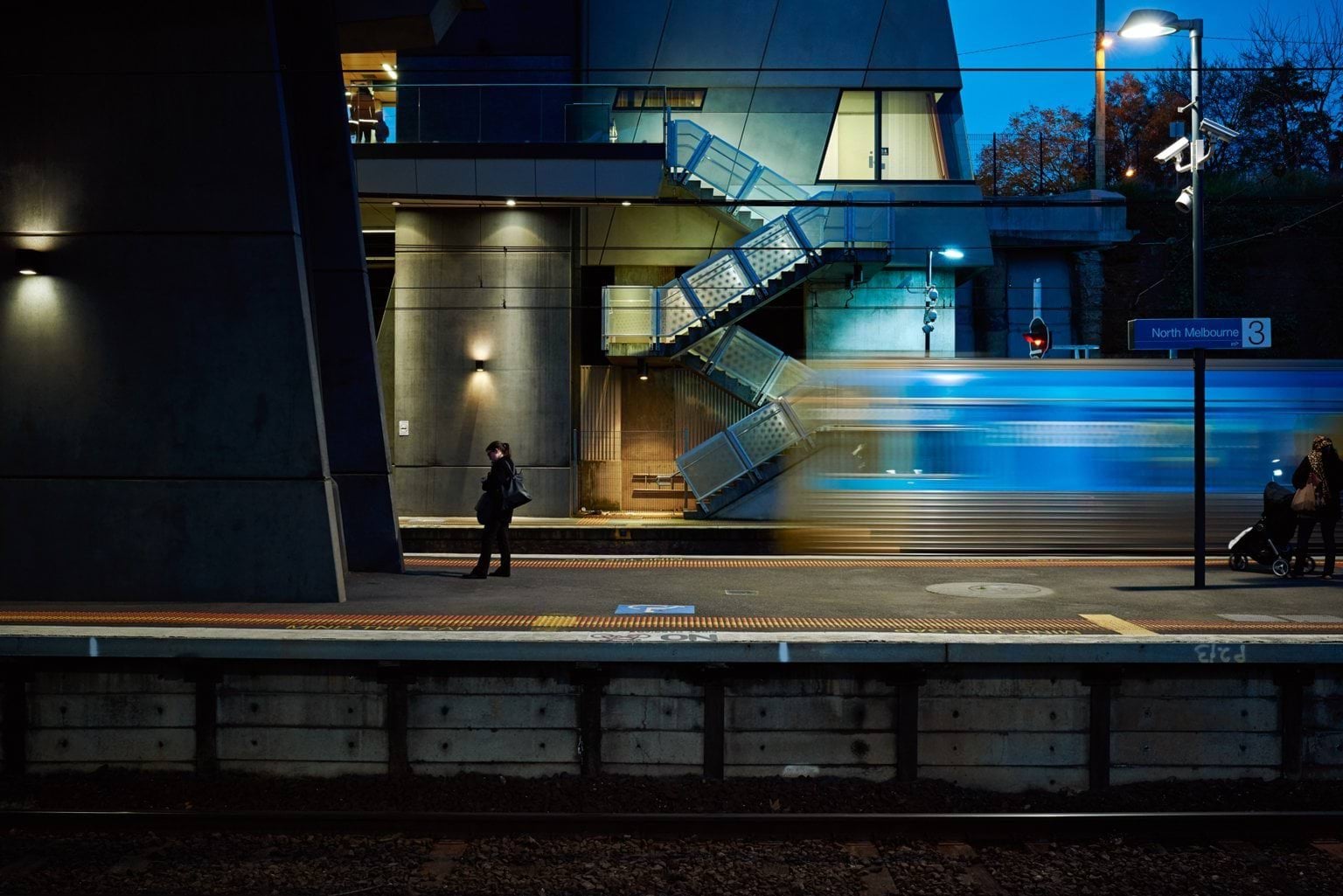 Photo of platform 3, North Melbourne station